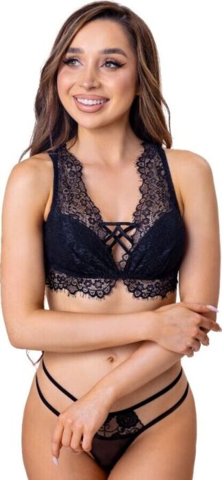 Lingerie Livco Corsetti Irina Black Lace Bra & Thong Lingerie Livco Corsetti Irina Black Lace Bra & Thong