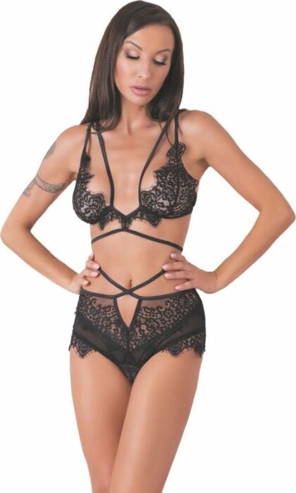 Lingerie Livco Corsetti Drezna Black Set L/XL