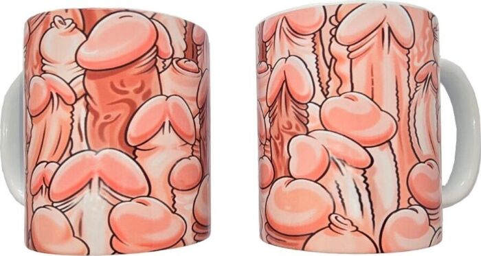 Ceramic Penis Print Mug by DIABLO PICANTE Ceramic Penis Print Mug by DIABLO PICANTE