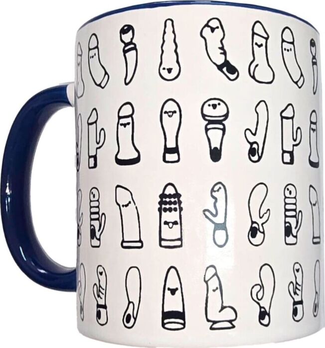 Mug Diablo Picante Vibrator Design Blue