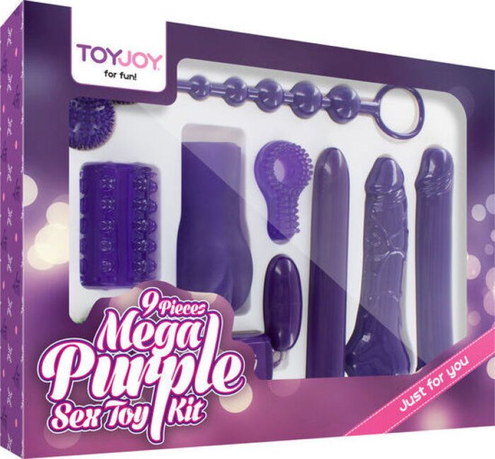 Purple Mega Pleasure Kit 9 Pieces Purple Mega Pleasure Kit 9 Pieces