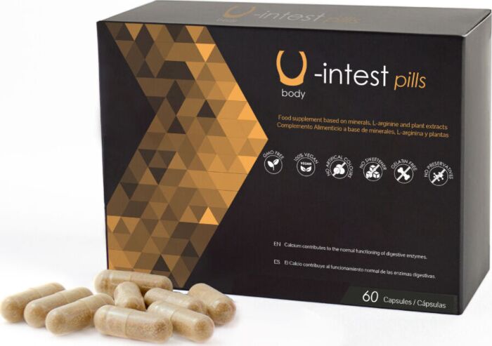 U-INTEST Pills 500COSMETICS Digestive Care Supplement