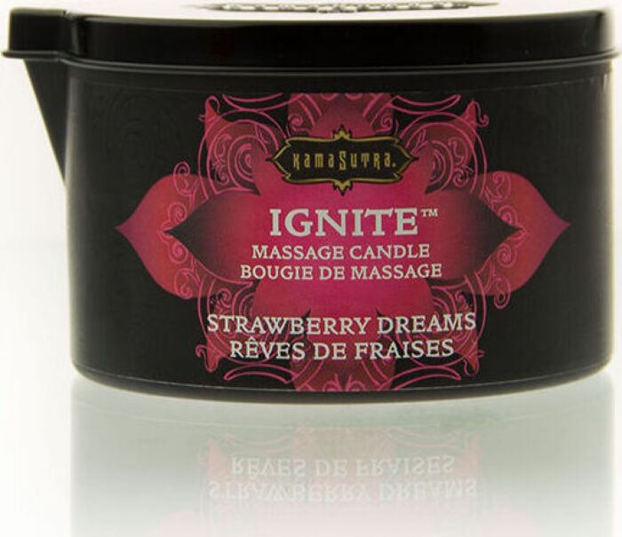 KAMASUTRA Strawberry Dreams Massage Candle 170g KAMASUTRA Strawberry Dreams Massage Candle 170g