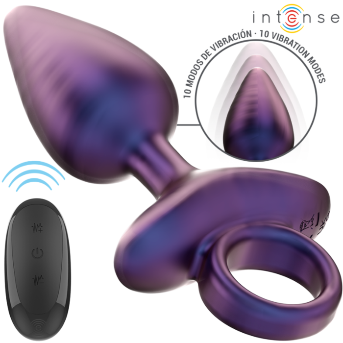 Anal Plug Vibrator INTENSE Michael Remote Control