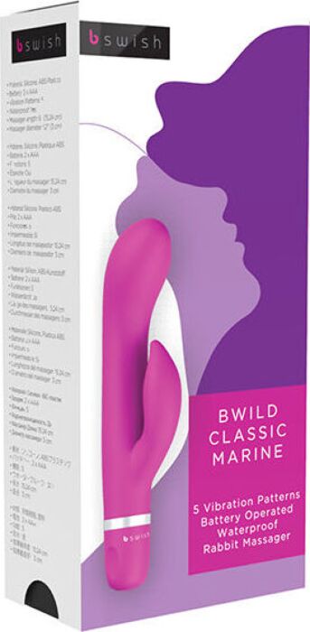 B SWISH BWILD CLASSIC Rabbit Vibrator with G-Spot Focus B SWISH BWILD CLASSIC Rabbit Vibrator with G-Spot Focus