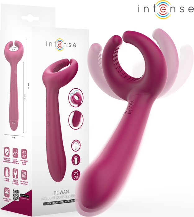 Vibrator Intense Fun Rowan Inclusive Couples Toy Vibrator Intense Fun Rowan Inclusive Couples Toy