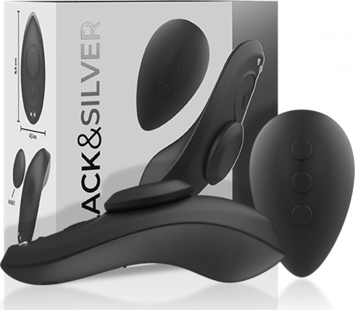 BLACK&SILVER Preston Panty Remote Vibrator BLACK&SILVER Preston Panty Remote Vibrator