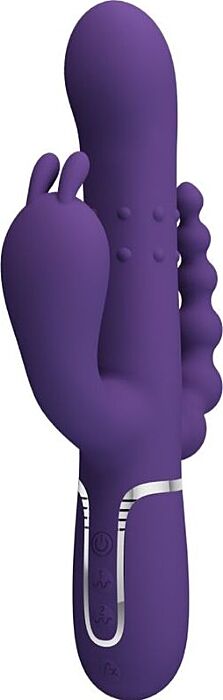 Vibrator Pretty Love Cammy Triple 4-in-1 Purple Vibrator Pretty Love Cammy Triple 4-in-1 Purple