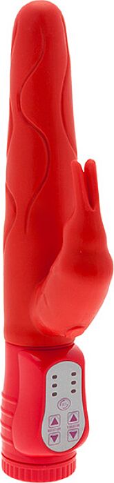 Pure Vibe Rotating Rabbit Vibrator with Dual Control Pure Vibe Rotating Rabbit Vibrator with Dual Control