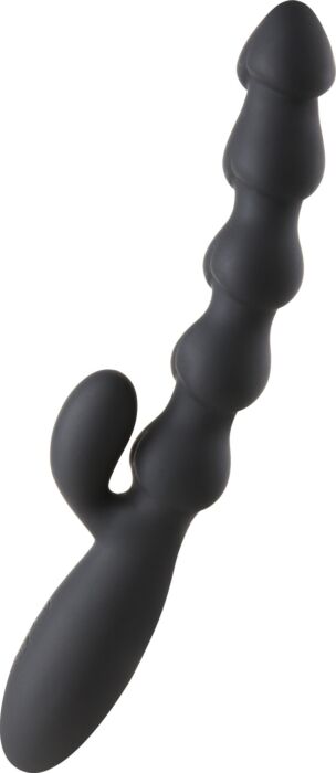 S Pleasures Swagger Rabbit Vibrator with Beaded Shaft S Pleasures Swagger Rabbit Vibrator with Beaded Shaft
