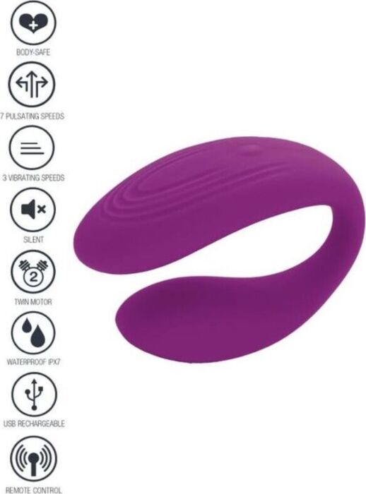 Bound Love Vibrator XOCOON Purple Couples Toy