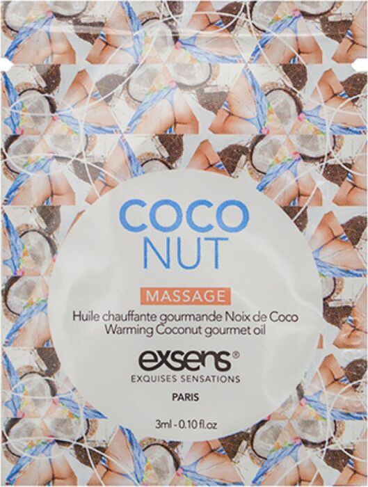 Warming Gourmet Massage Oil Coconut Sachet 3 ml Warming Gourmet Massage Oil Coconut Sachet 3 ml
