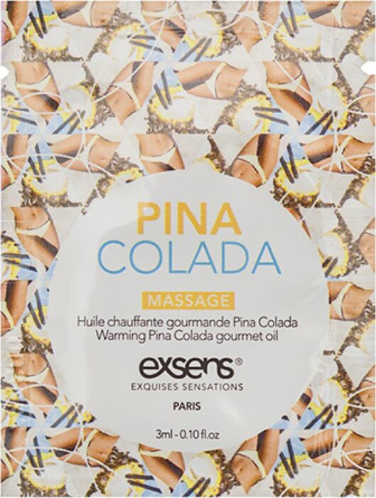 Warming Gourmet Massage Oil Pi?a Colada Sachet 3 ml