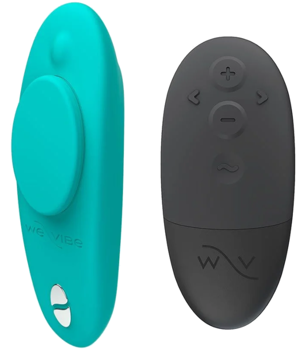 WE-VIBE MOXIE+ Magnetic-Clip Panty Vibrator Aqua