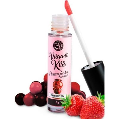 Vibrant Kiss Lip Gloss - Bubblegum Strawberry