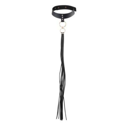 Maze - tassel choker black