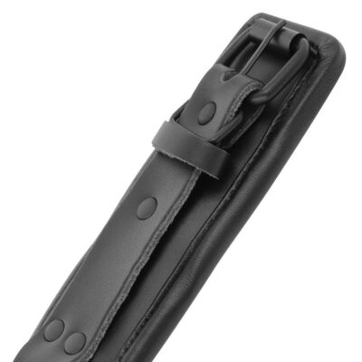 Adjustable Dark Leather Handcuffs