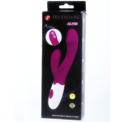 Pretty love flirtation - andre vibrator with clit stimulation