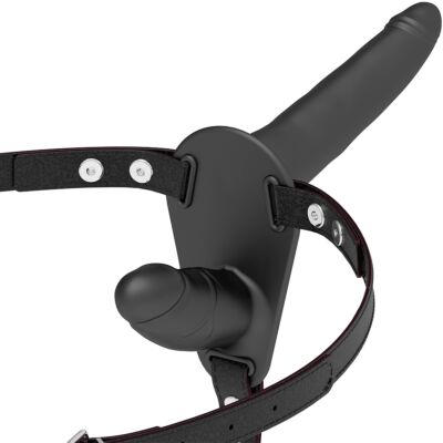 Fetish submissive double penetrix strap-on black