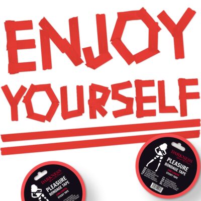 Seductive Red Bondage Ribbon