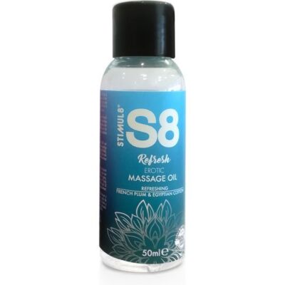 S8 massage oil french plum & egyptian cotton 50ml