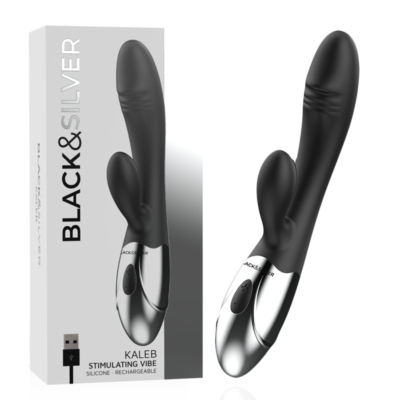 BLACK&SILVER KALEB Dual-Motor Rabbit Vibrator