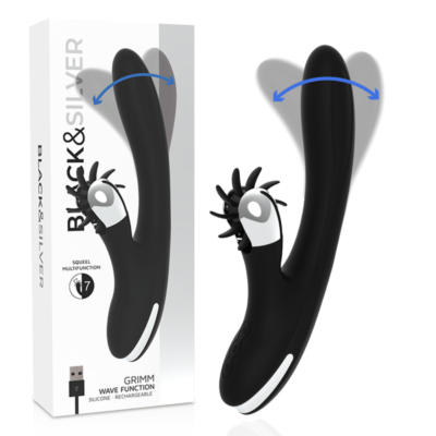 GRIMM Wave Function G‑Spot Vibrator by BLACK&SILVER