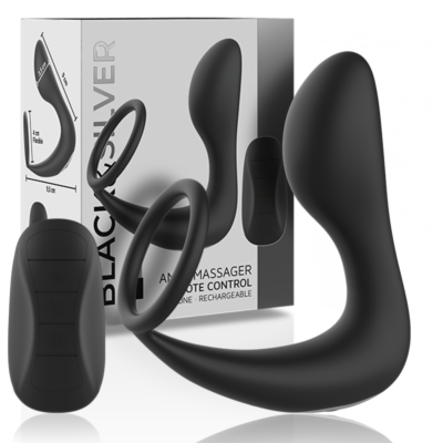 BLACK&SILVER Remote Control Anal Massager