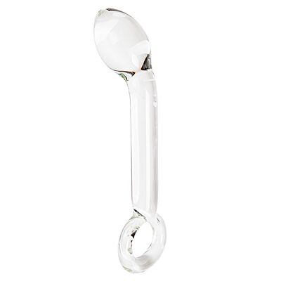 Glass Dildo S Pleasures Crystal LIBRA for G‑Spot & Prostate