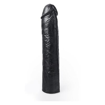 Hung system realistic dong black benny 25.5cm