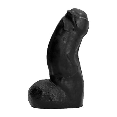 All black realistic dong 17cm