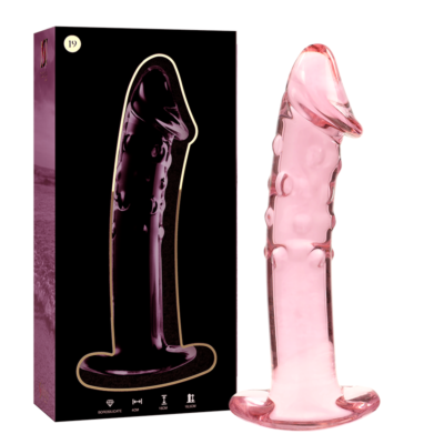 Pink Nebula Glass Dildo