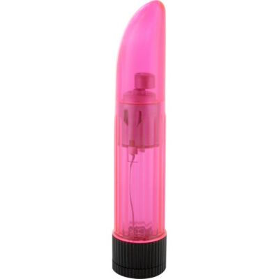 Crystal clear vibrator lady pink