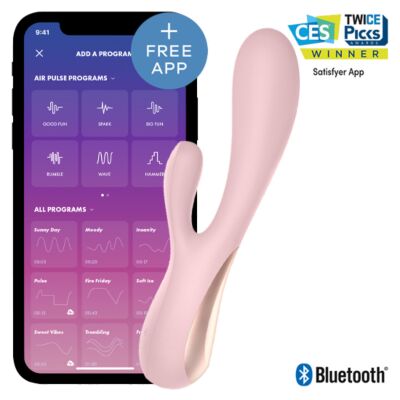 Satisfyer mono flex mauve with app