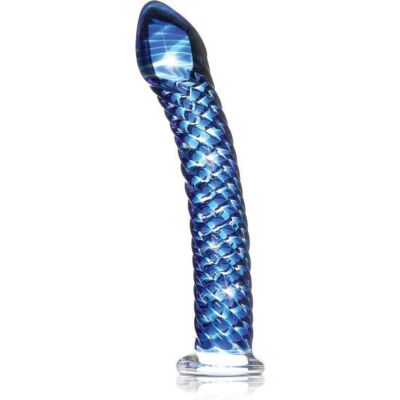 Icicles number 29 hand blown glass massager