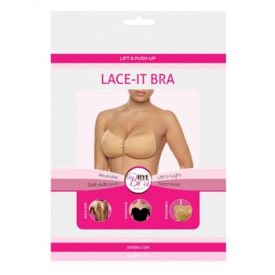 Byebra lace-it bra cup b in nude