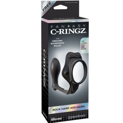 Fantasy c-ringz rock hard ass-gasm