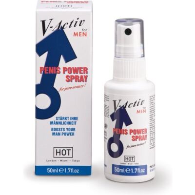Hot v-activ men penis power spray