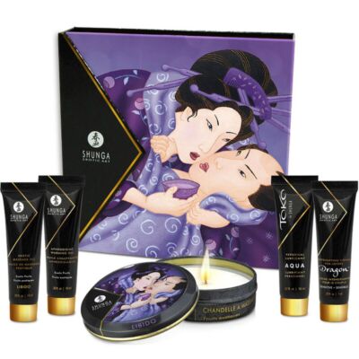 Shunga - Secret Geisha Exotic Fruits - Erotic Massage Set