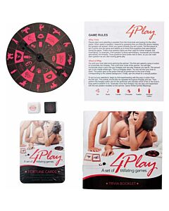 4play set de juegos. 4play set of games. es/en/de/fr