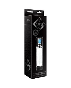 Premium rechargeable automatic lcd pump - transparent