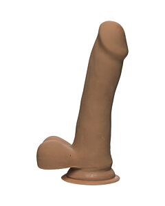 Ultraskyn slim dildo 16.50 cm - caramel