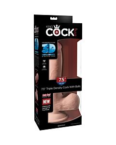 Kingcock triple density cock 19 cm