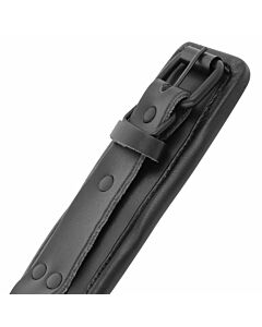 Adjustable Dark Leather Handcuffs