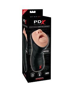 Pdx elite deep throat vibrating stroker