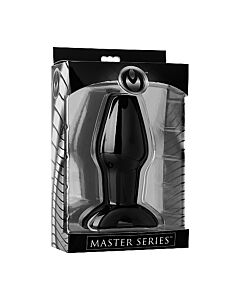 Invasion hollow silicone anal plug - large