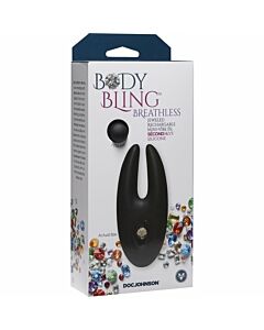 Body bling - g-spot vibrator with jewels - black