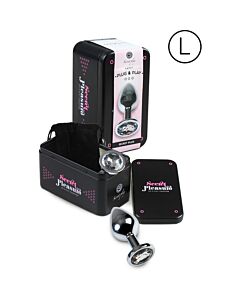 Secret play anal plug size l - clear