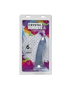 Crystal jellies 6.5 inch slim dong - clear