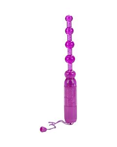 Vibrating pleasure beads purple